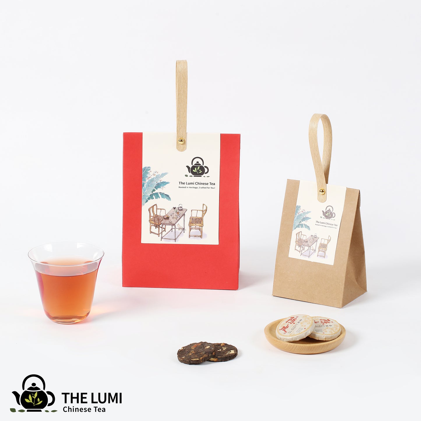Pu-erh Tea Mini Cake – Aged Tangerine Peel Ripe Blend