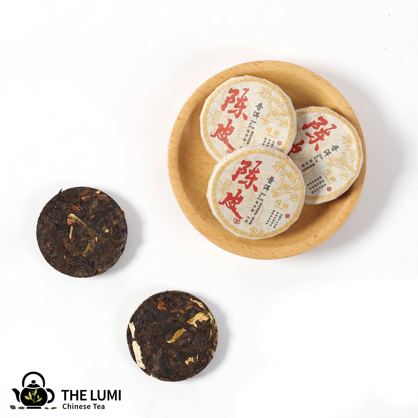 Pu-erh Tea Mini Cake – Aged Tangerine Peel Ripe Blend