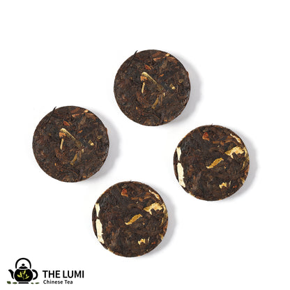 Pu-erh Tea Mini Cake – Aged Tangerine Peel Ripe Blend