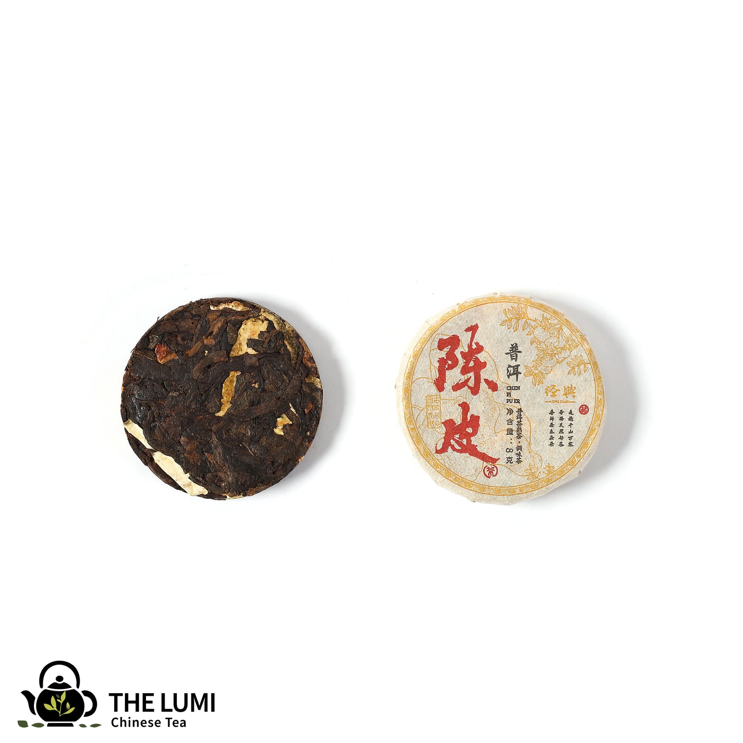 Pu-erh Tea Mini Cake – Aged Tangerine Peel Ripe Blend