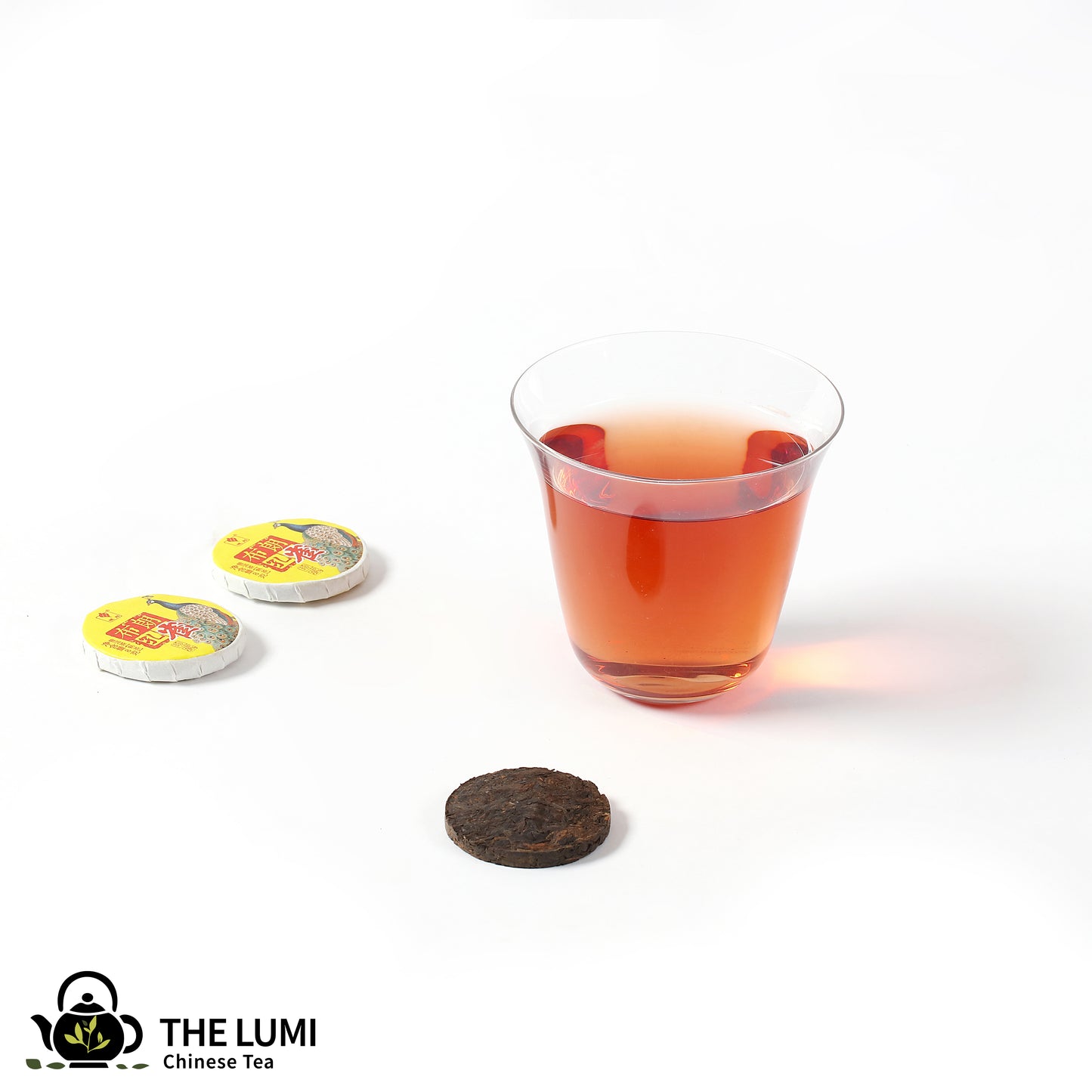 Pu-erh Tea Mini Cake – Yubang Bulang Peacock Ripe (0.28 oz / 8g)