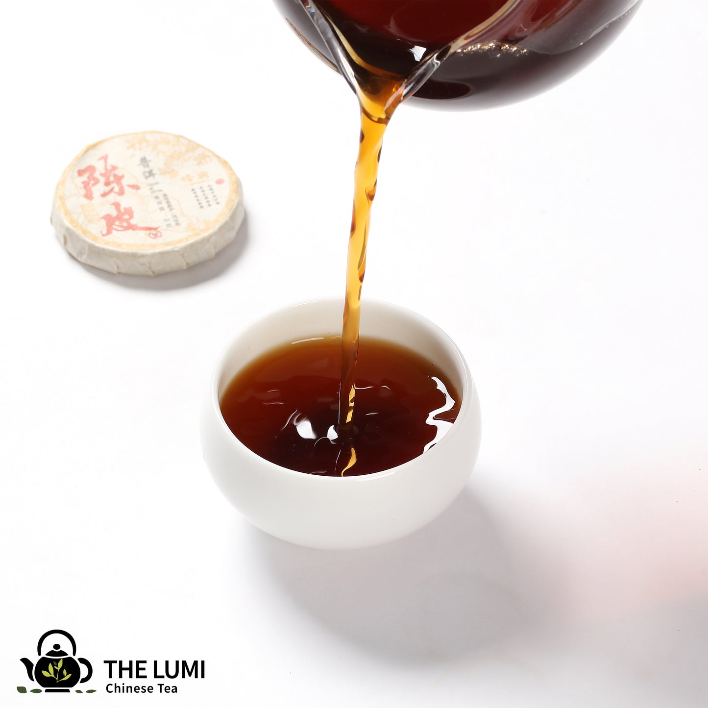Pu-erh Tea Mini Cake – Aged Tangerine Peel Ripe Blend